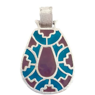 Colgante en Plata y Esmalte de Época Visigoda