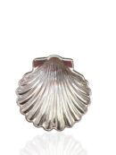 Concha de bautismo sin cruz. Plata