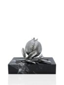 Pisapapeles Granada Mediano. Metal plateado