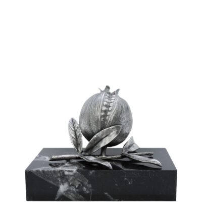 Pisapapeles Granada Mediano. Metal plateado