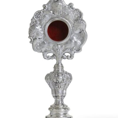 Relicario Querubines en Plata