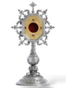 Relicario Renacimiento en Plata de Ley, Interior con Baño de Oro y Rubíes