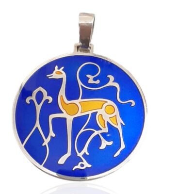 Colgante gacela esmalte