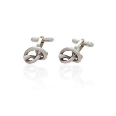 Gemelos nudo plata