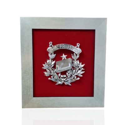 Escudo de Notaría. Plateado