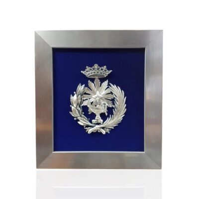 Escudo de Química. Plateado