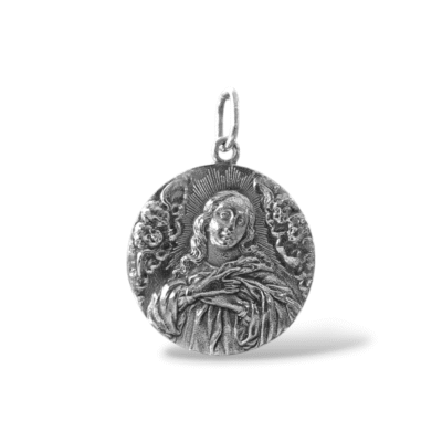 Medalla Inmaculada. Plata de ley