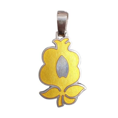 colgante granada esmalte grande