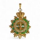 medalla del consejo andaluz de colegios de médicos con corona joyeria-plata-granada